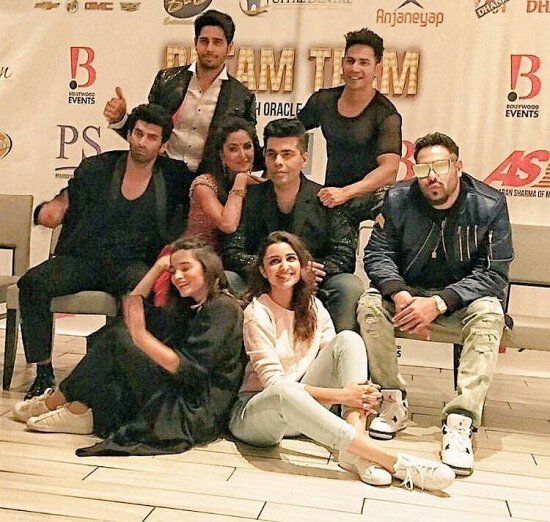 Bollywood Dream Team 2016: Katrina, Alia, Sidharth, Varun, Parineeti, Aditya Roy Kapur US tour in August Bollywood Dream Team at the rocking performance at Bay Area with leader Karan Johar